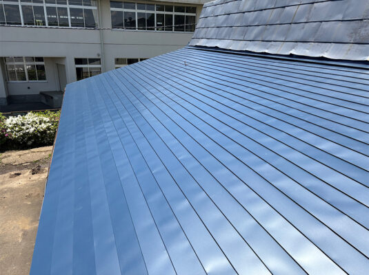 屋根カバー工事：施工後